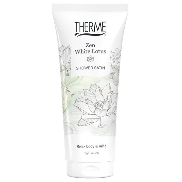 Therme Zen White Lotus Shower Satin 200ml - Normale huid