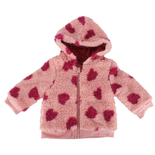 Kruidvat Veste Teddy à Imprimé Cœurs