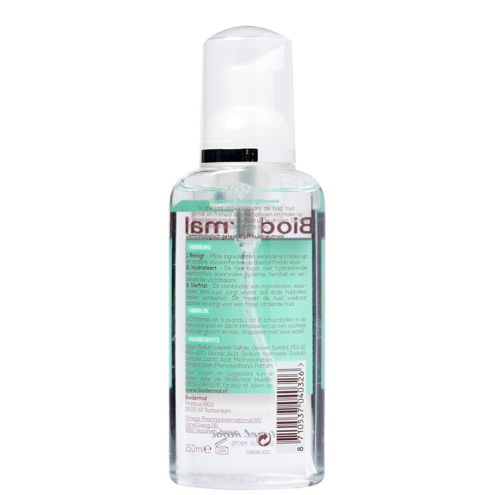 Biodermal Reinigingsmousse