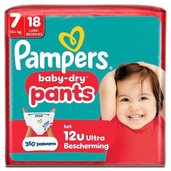 Pampers Couches-Culottes Baby-Dry Taille 7