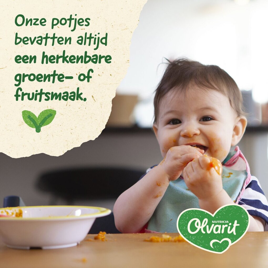 Olvarit 8+M Perzik Appel Koek Fruitpap