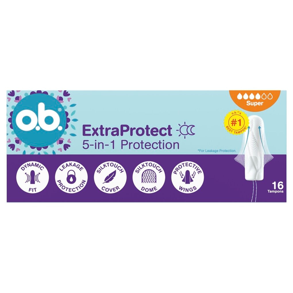 Les tampons o.b. Tampons ExtraProtect Super
