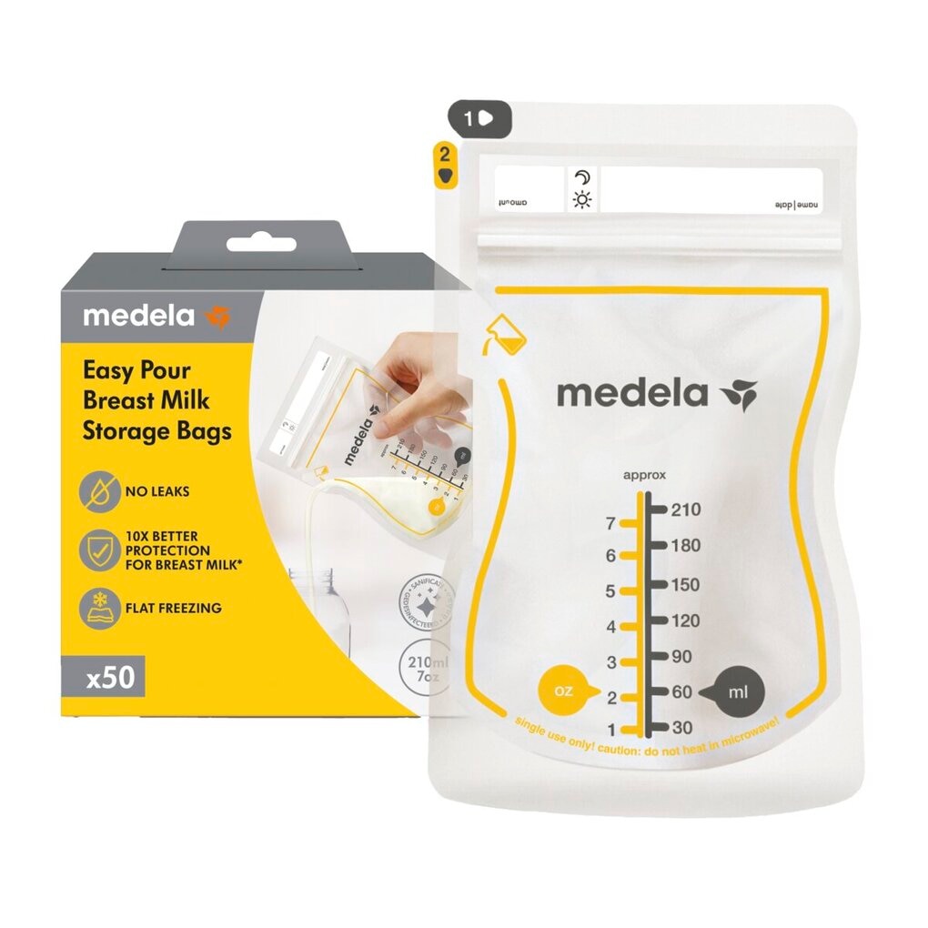 Medela Moedermelkbewaarzakjes met Schenktuit Medela Moedermelkbewaarzakjes met Schenktuit