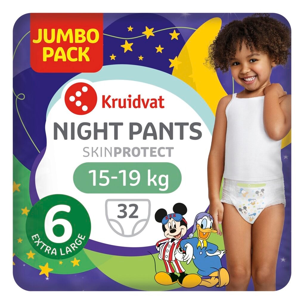 Kruidvat Night Pants Maat 6XL Luiers Jumbopack