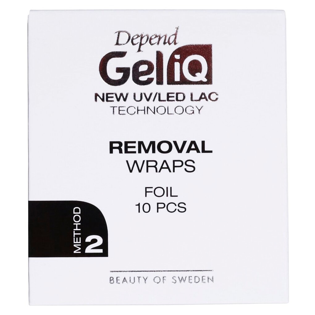 Depend Gel iQ Removal Foil Wraps