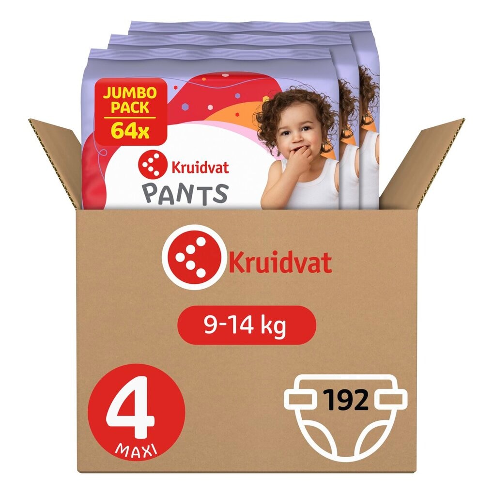 Kruidvat Pants Maxi Maat 4 Luierbroekjes Volumedoos