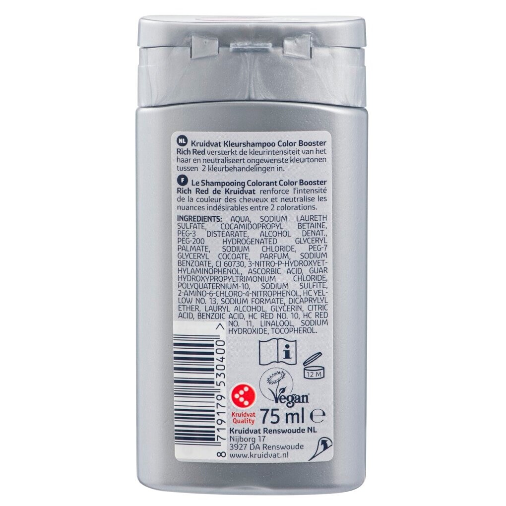 Kruidvat Shampoing Colorant Color Booster 6.4 Rich Red