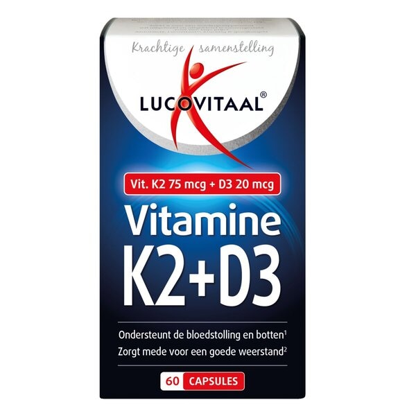 Lucovitaal K2 75 Mcg + D3 20 Mcg Capsules