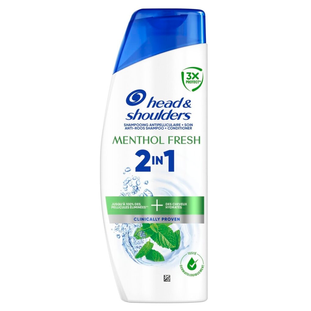 Head & Shoulders Shampoing Antipelliculaire 2-en-1 Menthol Fresh