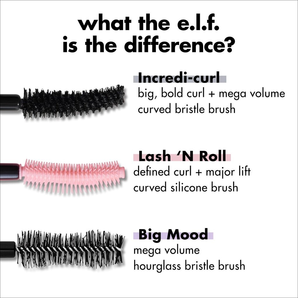 e.l.f. Mascara Incredible Curl Deep Brown