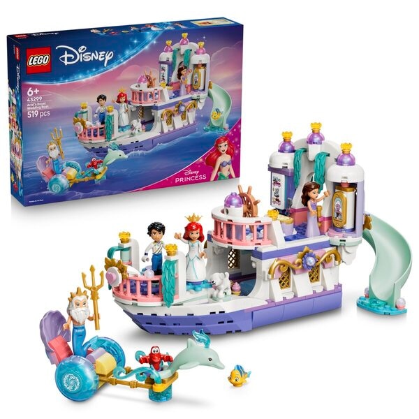 LEGO Disney 43299 Ariëls Koninklijke Trouwboot