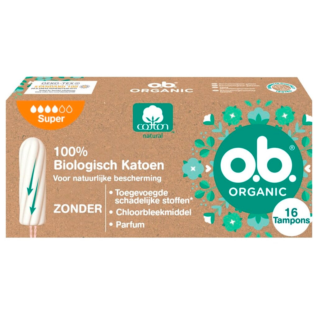 o.b. Organic Cotton Super Tampons