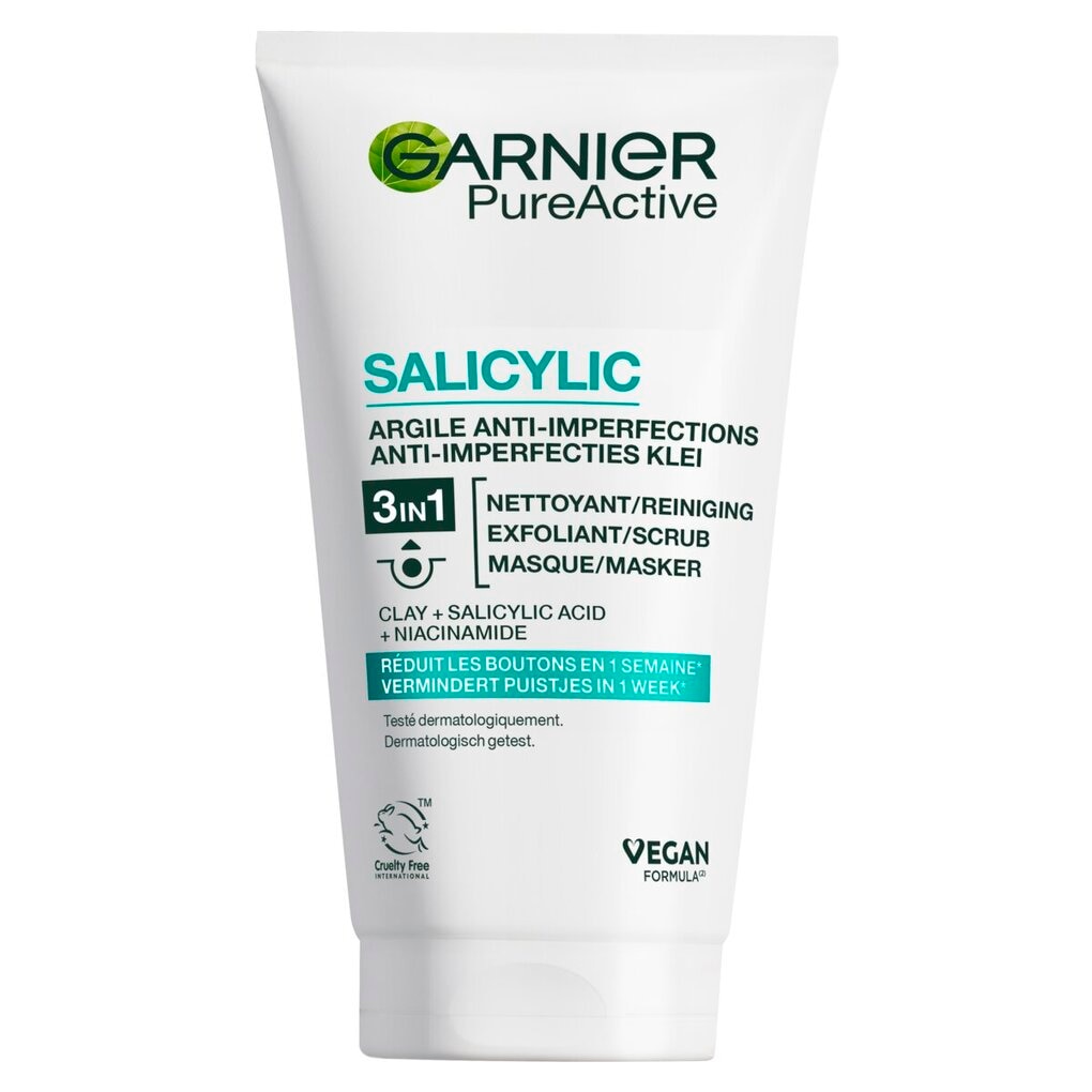 Garnier Pure Active Anti-Puistjes 3-in-1 Klei
