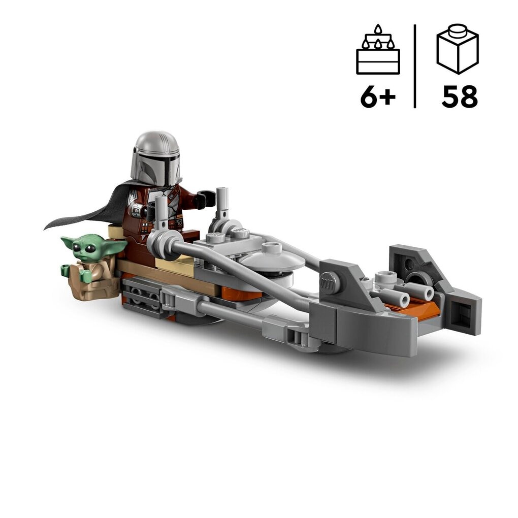 LEGO Star Wars Le Speeder Bike du Mandalorien et Grogu 75436