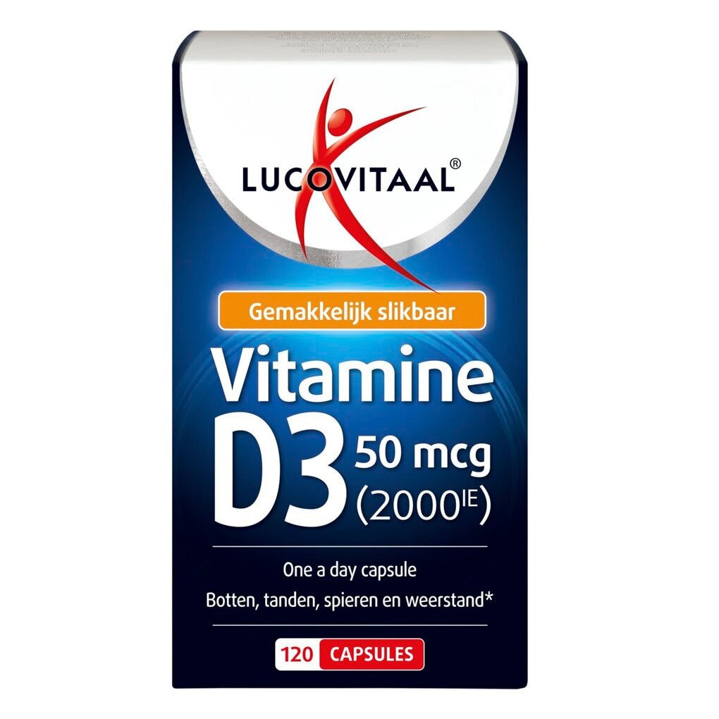 Lucovitaal Vitamine D3 25Mcg Kauwtabletten Lucovitaal Vitamine D3 25Mcg Kauwtabletten