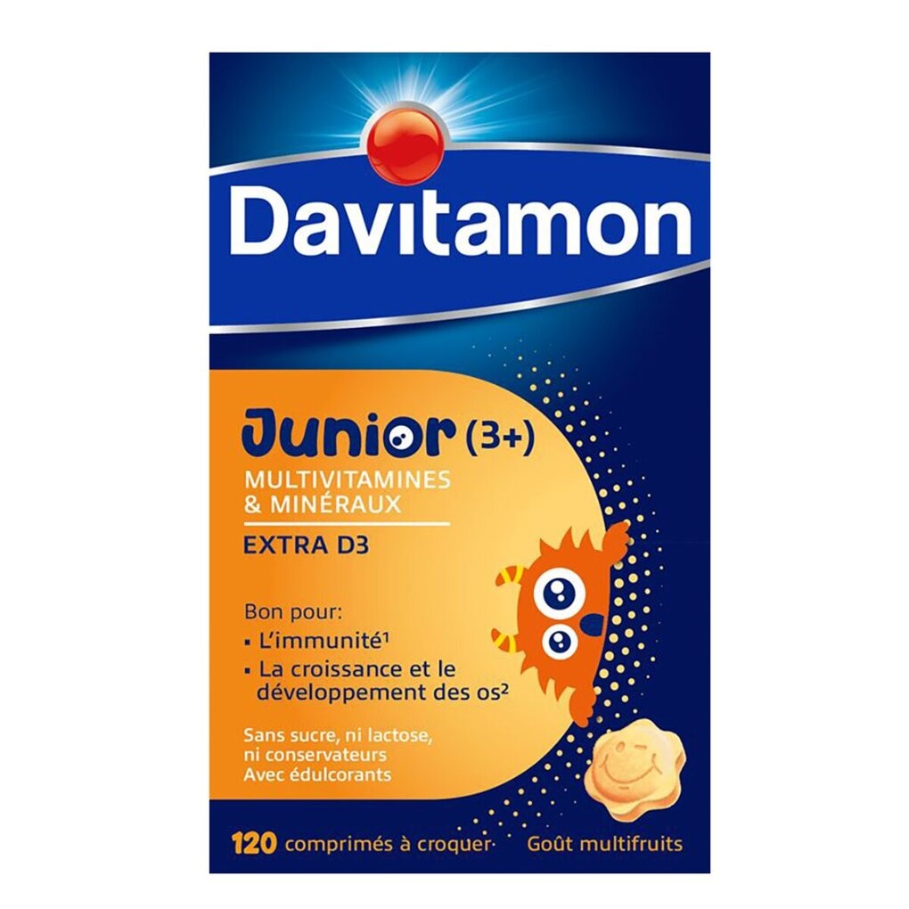 Davitamon Junior (3+) Multivitaminen & Mineralen Kauwtabletten
