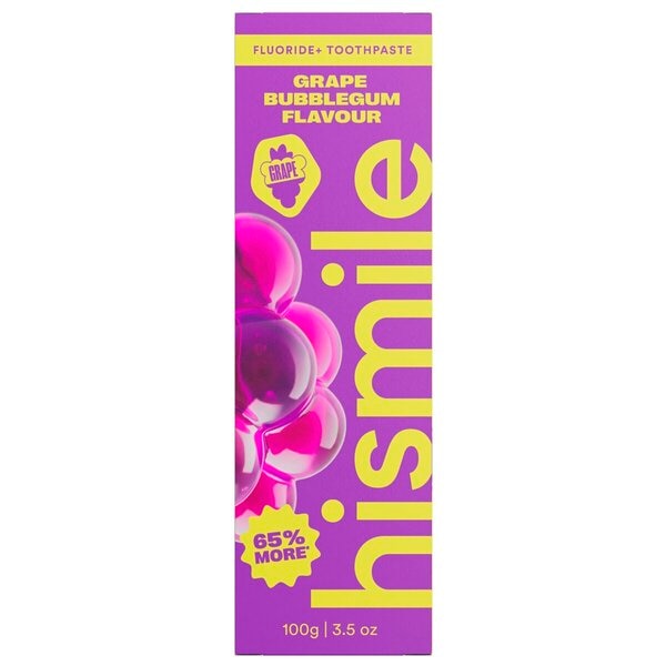 Hismile Dentifrice Grape Bubblegum