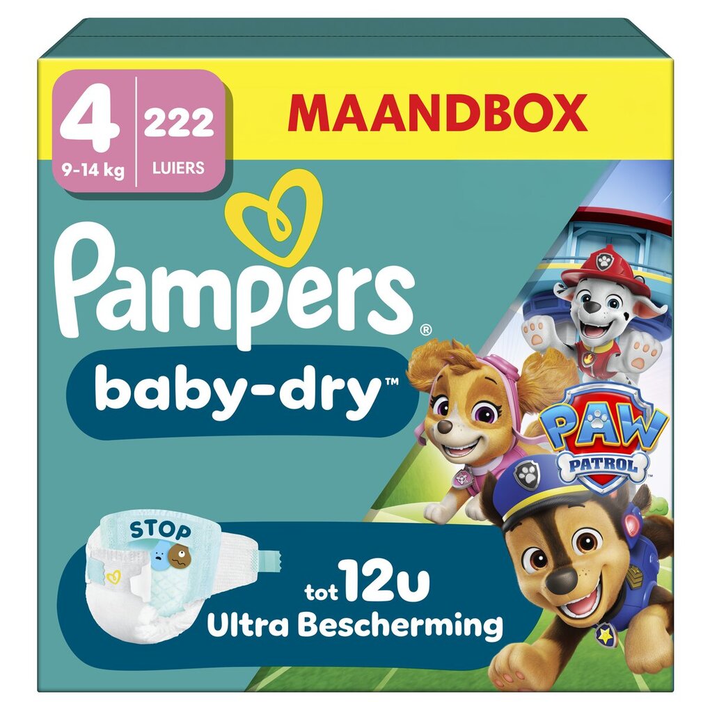 Pampers Couches Baby-Dry La Pat' Patrouille Taille 4