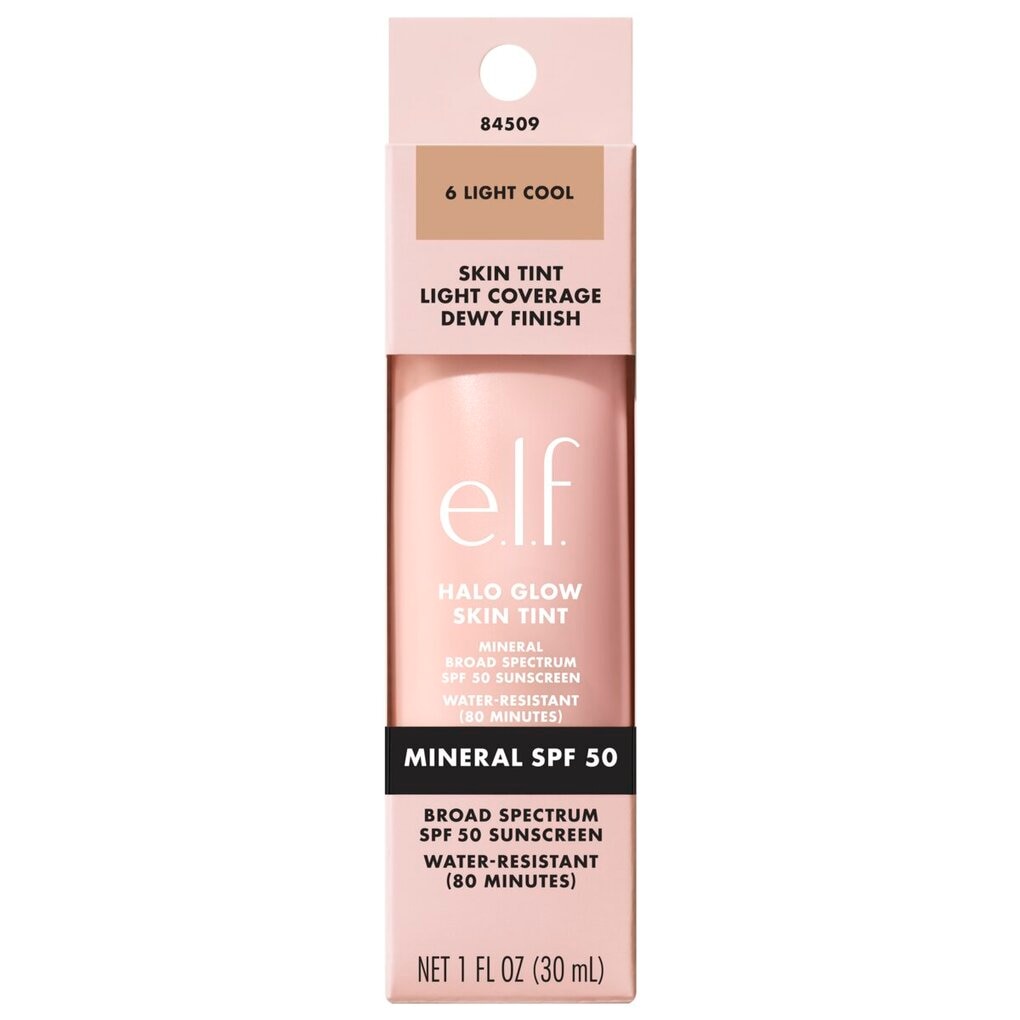 e.l.f. Halo Glow SPF50 6 Light Cool Skin Tint