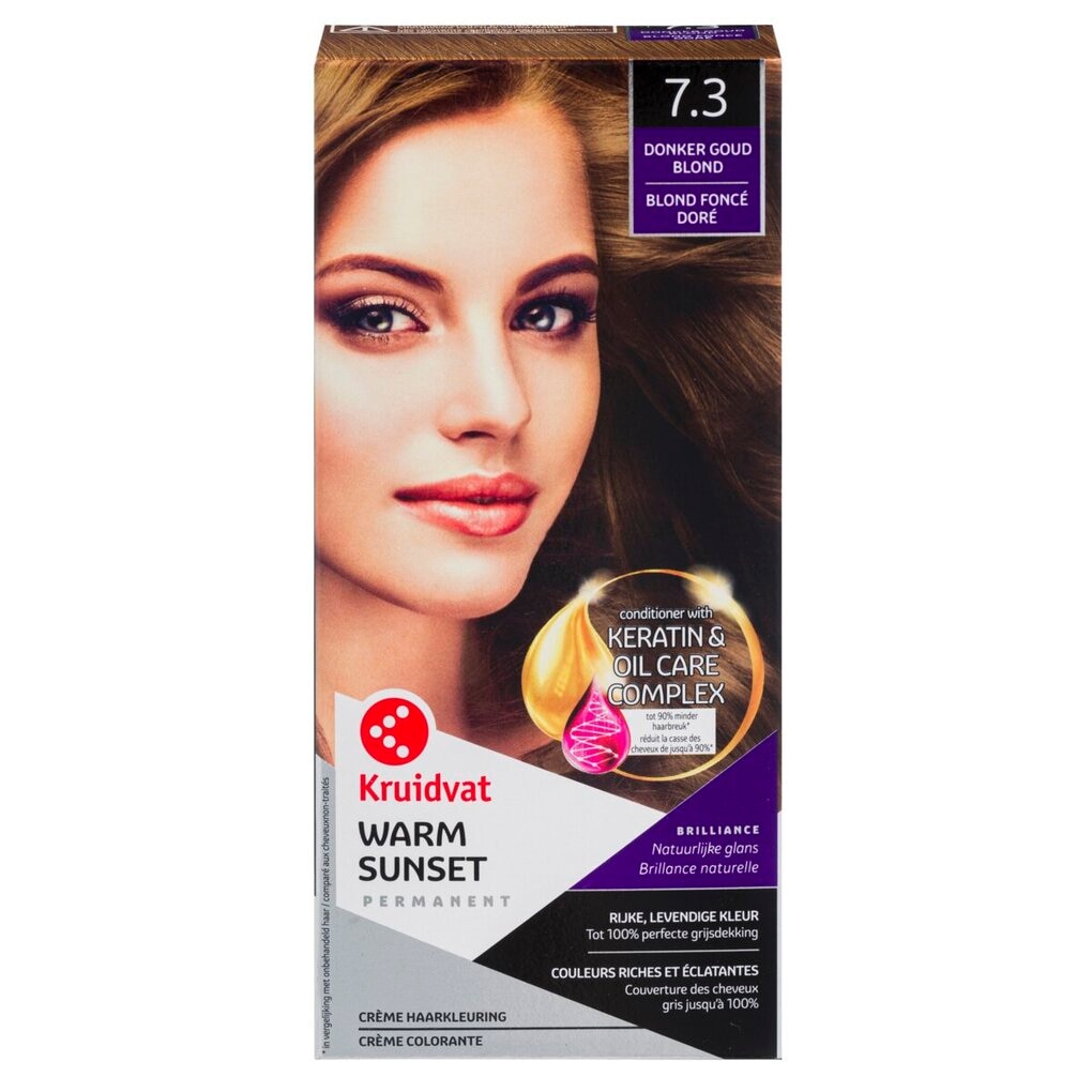 Kruidvat Crème Colorante 7.3 Blond Foncé Doré