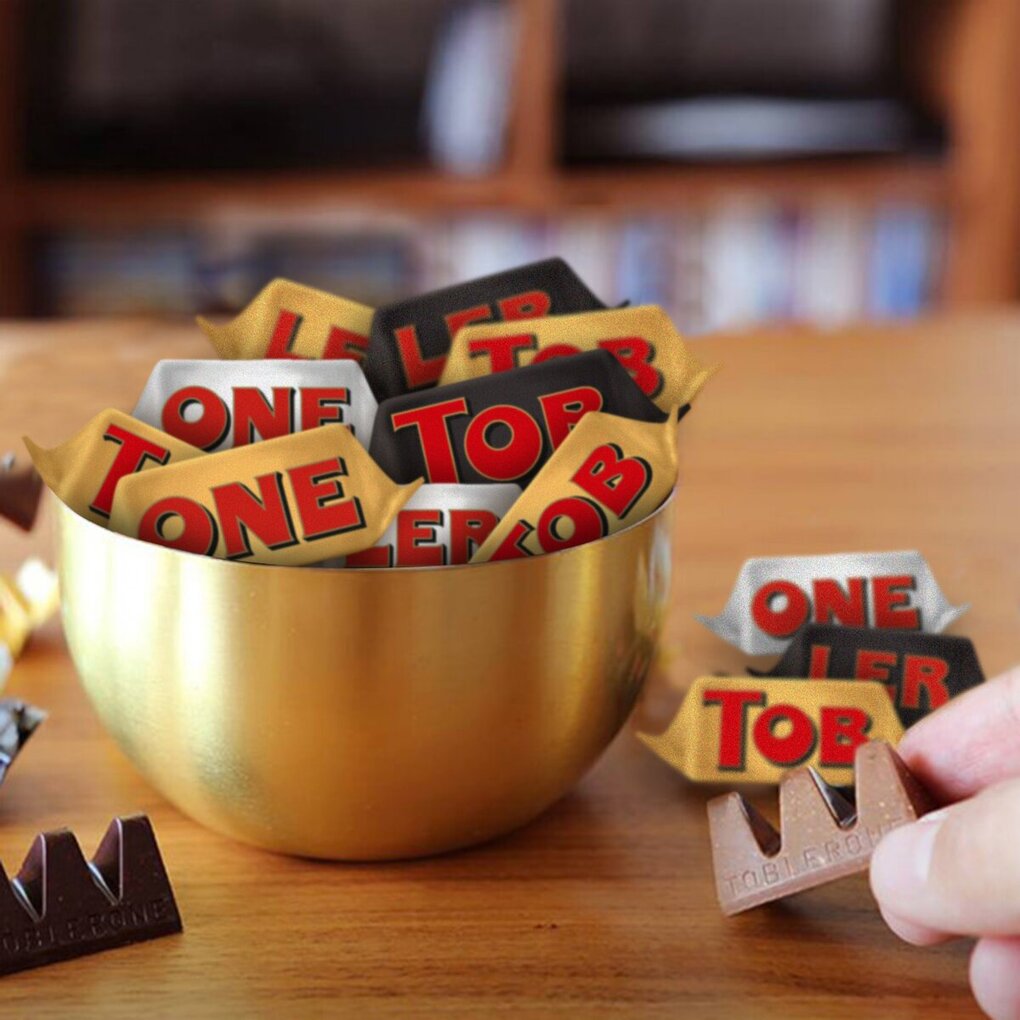Toblerone Mini's Melk, Puur en Wit Chocolade