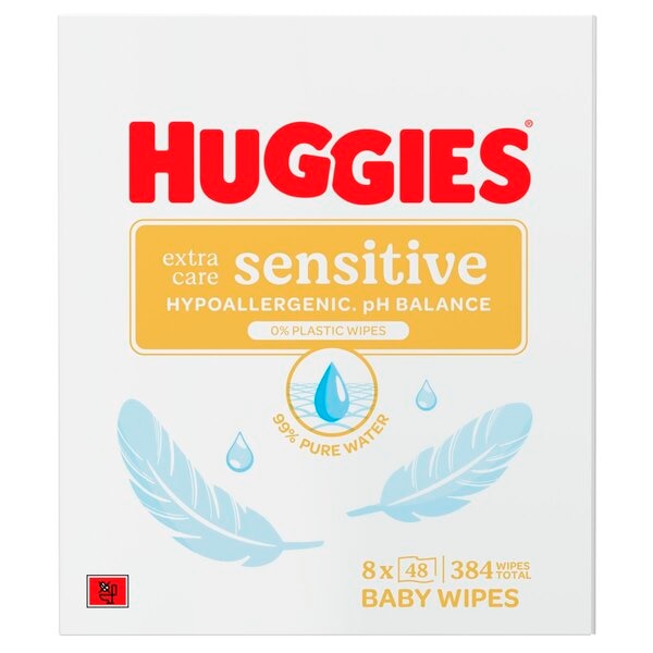Huggies Lingettes Bébé Extra Care Sensitive