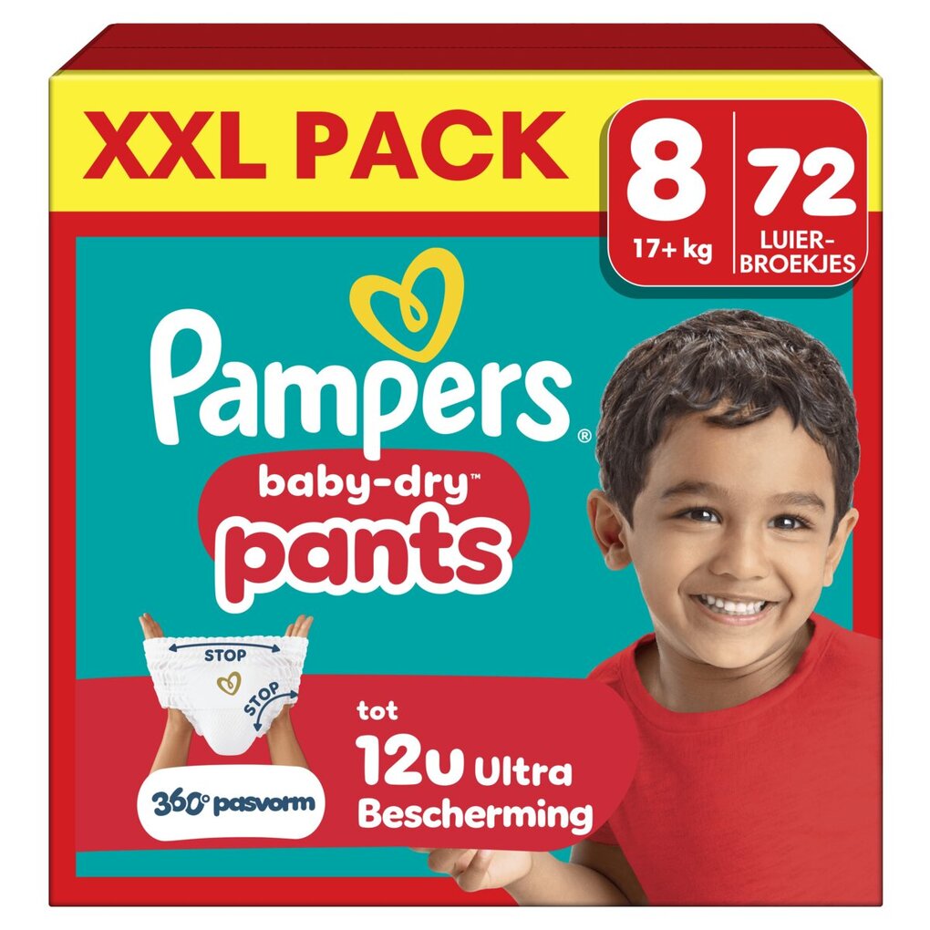 Pampers Couches-Culottes Baby-Dry Taille 8