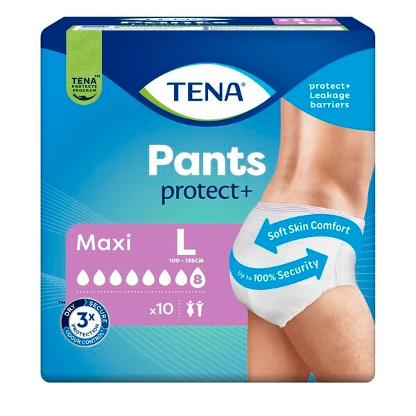 Tena Culottes d’Incontinence Pants Protect+ Maxi
