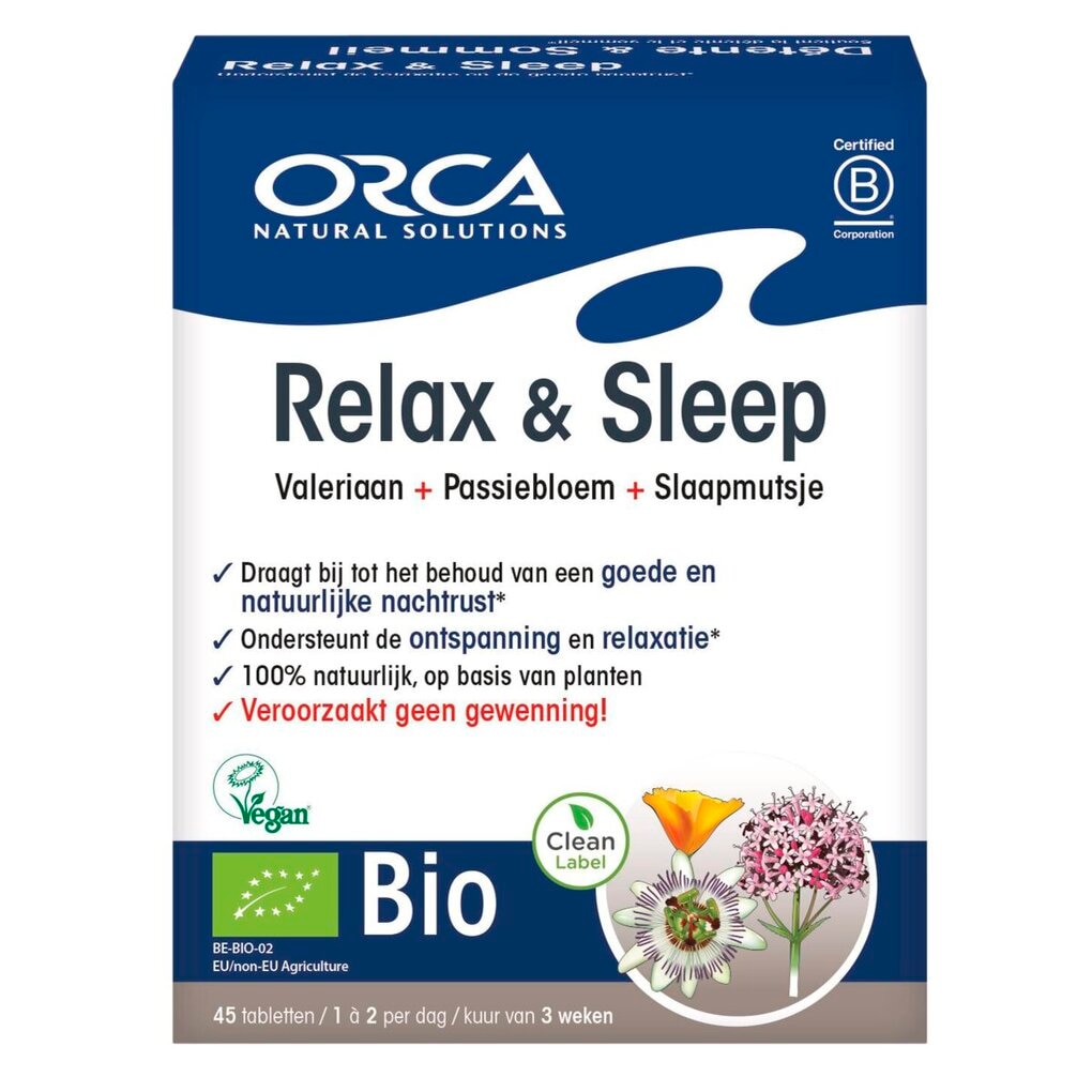 Orca Relax & Sleep Bio Tabletten