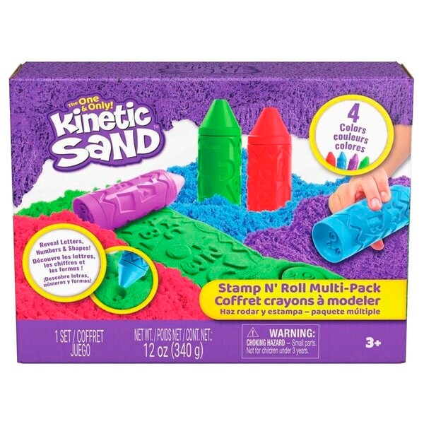 Spinmaster Kinetic Sand Stamp 'n Roll Set