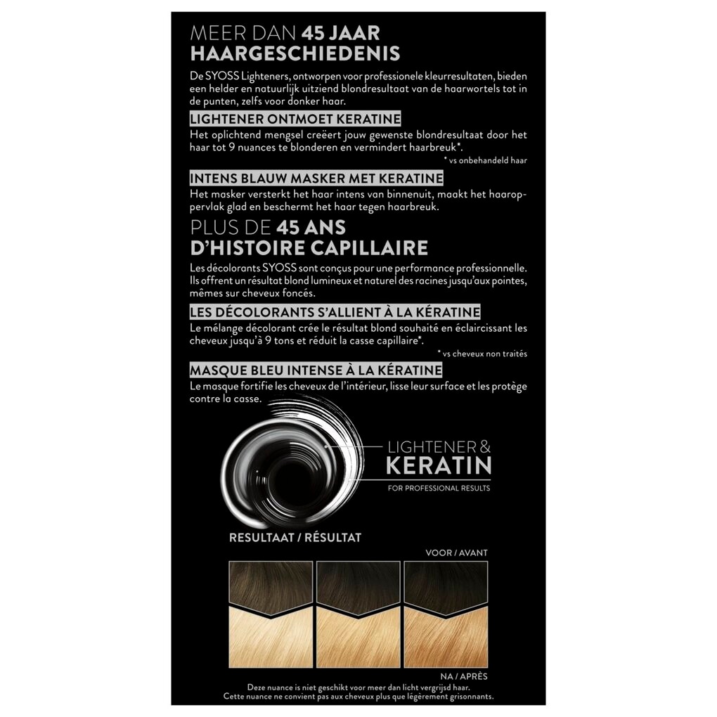 Syoss 13-0 Ultra Plus Lightener Permanente Haarkleuring