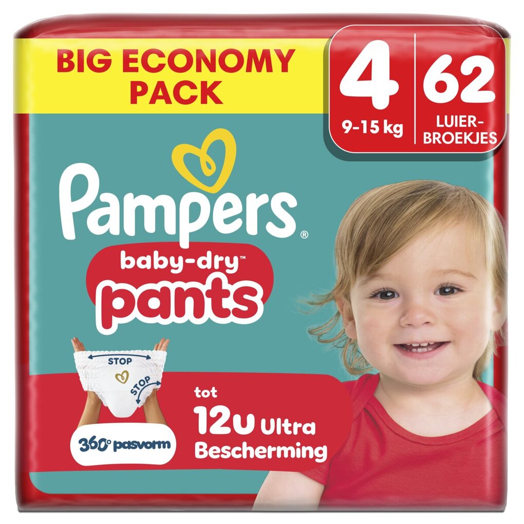 Pampers Baby-Dry Pants Maat 4 Luierbroekjes