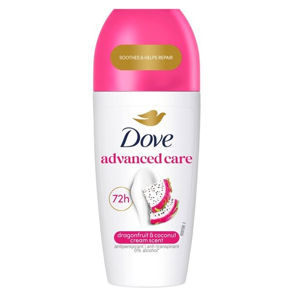 Dove Advanced Care Go Fresh Dragon Fruit & Coconut Cream Antitranspirant Deodorant Roller