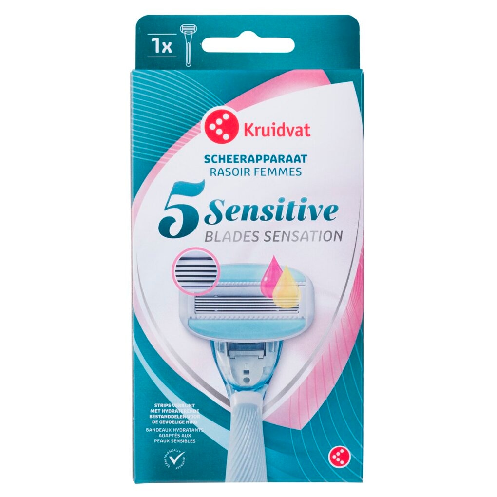 Kruidvat 5 Sensitive Sensation Scheerapparaat