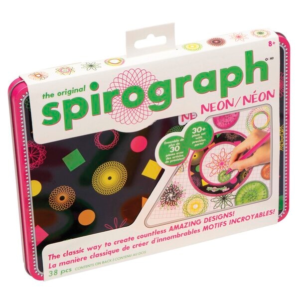 Spirograph Neon Tin