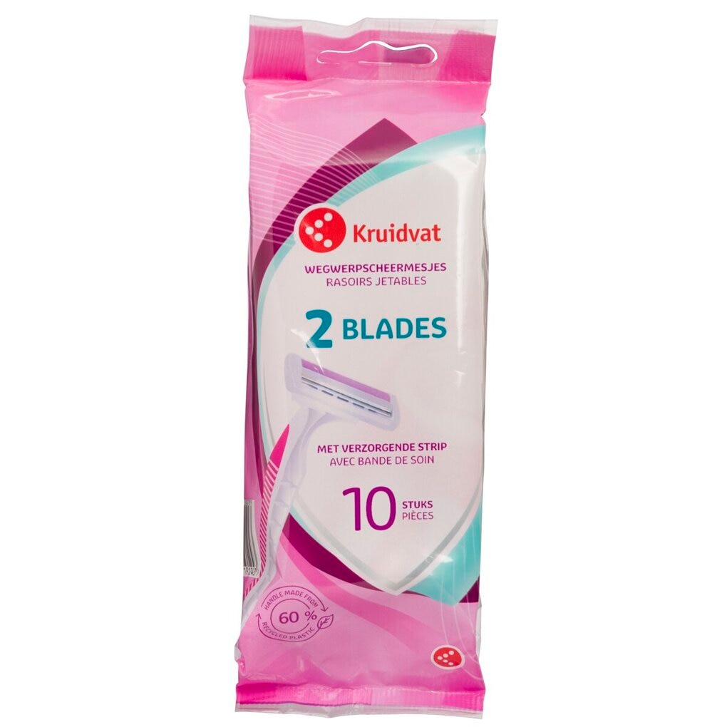 Kruidvat 2 Blades Wegwerpscheermesjes