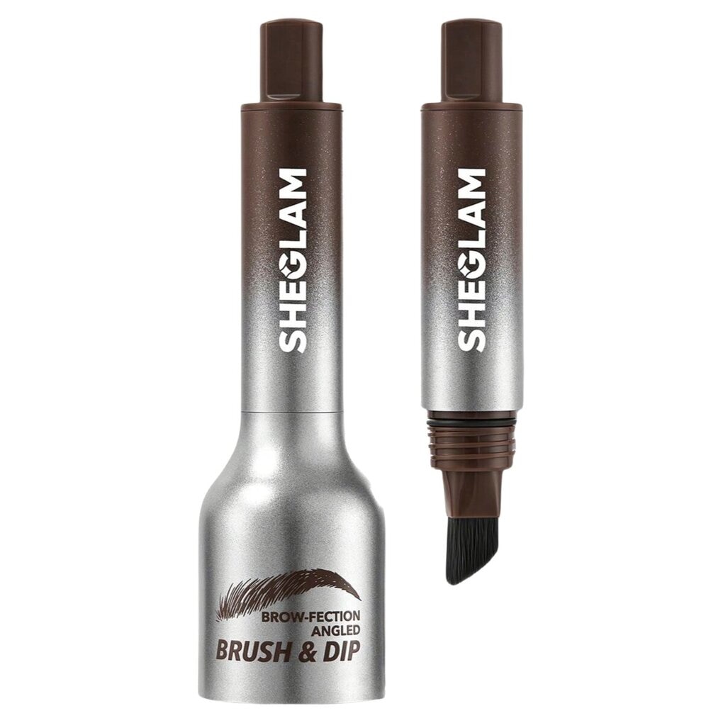 Sheglam Chocolate Brow-Fection Angled Brush & Dip Sheglam Chocolate Brow-Fection Angled Brush & Dip