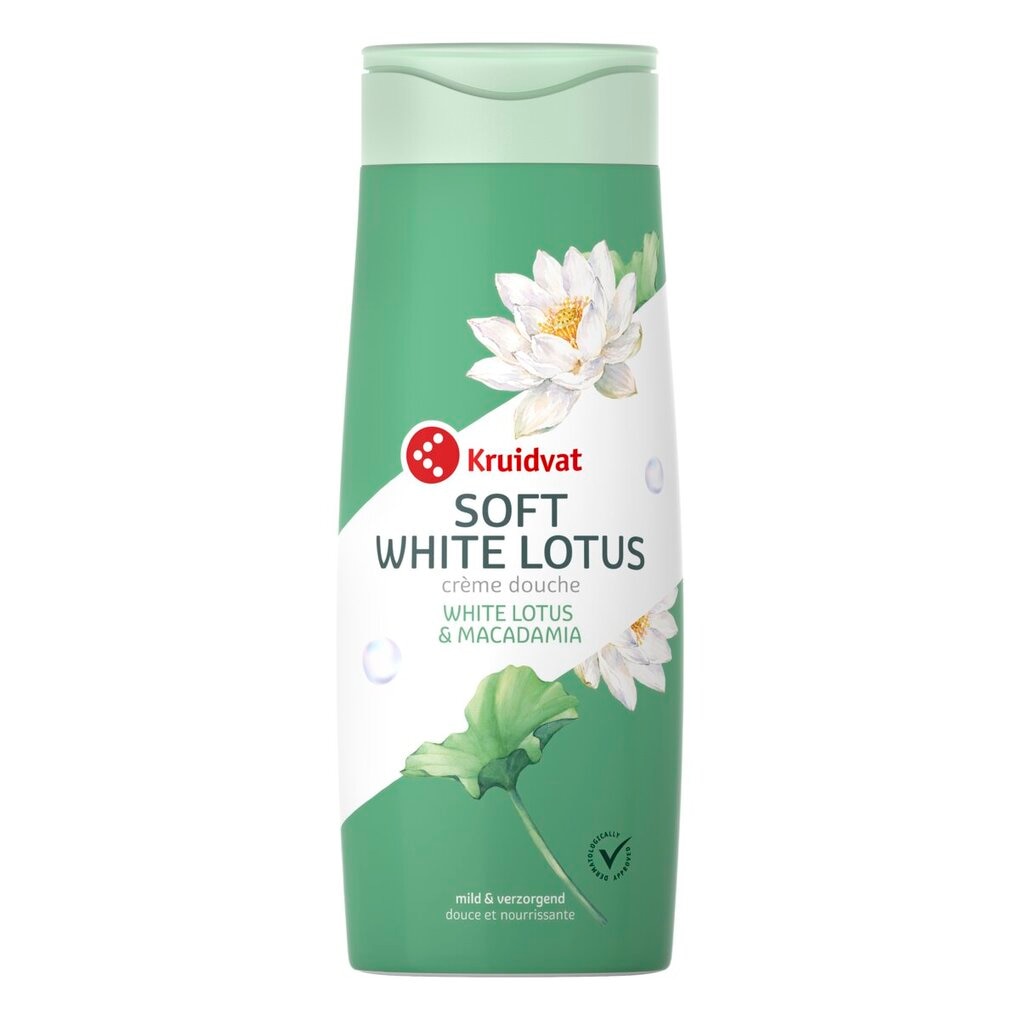 Kruidvat Crème Douche Soft White Lotus & Macadamia Kruidvat Crème Douche Soft White Lotus & Macadamia