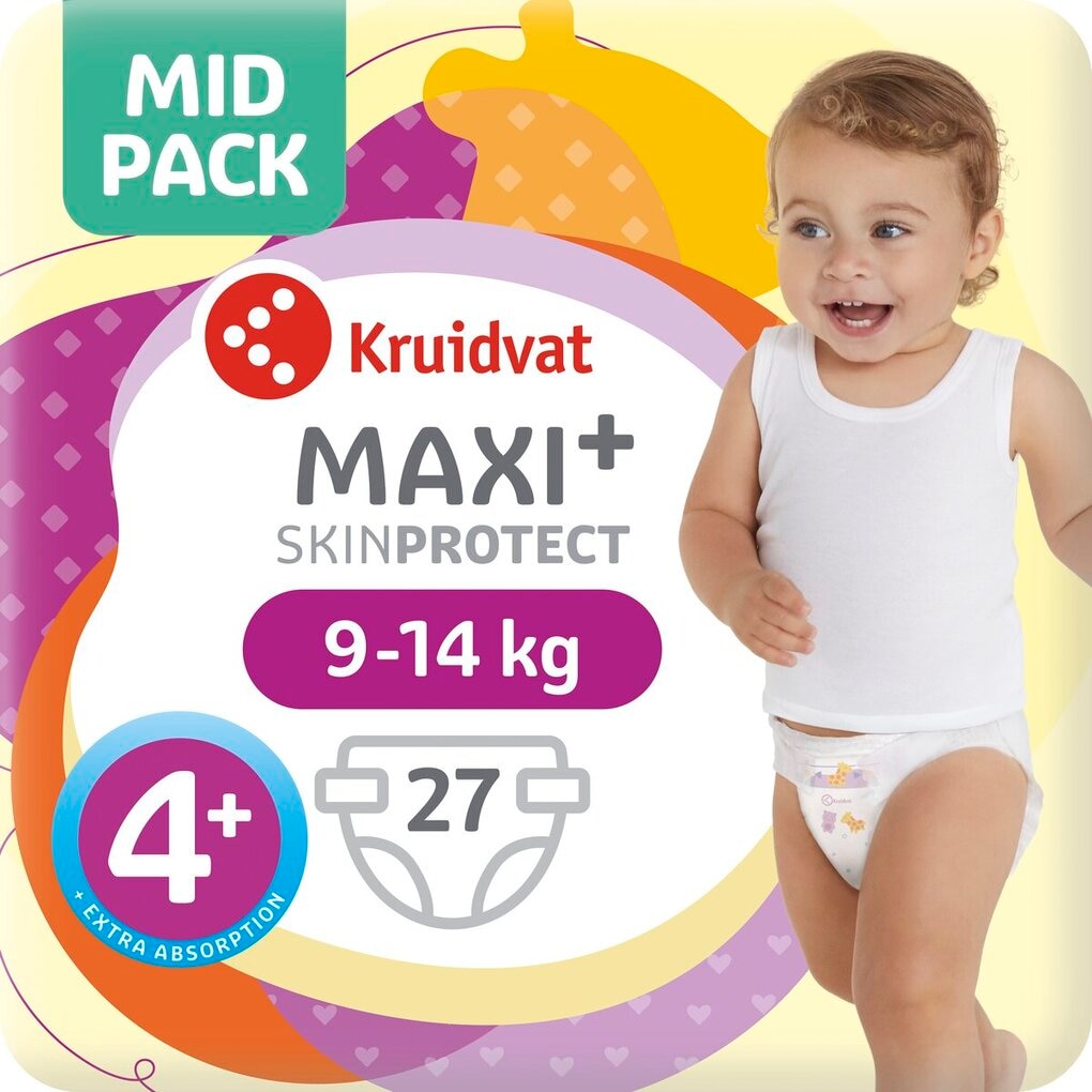Kruidvat Midpack de Couches Maxi Plus Taille 4+