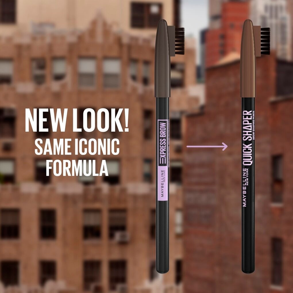 Maybelline New York Express Brow 04 Medium Brown Shaping Pencil