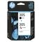 HP Pack de Cartouches d'Encre Noire et Trois Couleurs 305