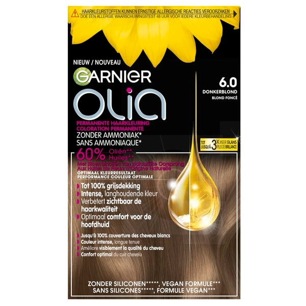 Garnier Olia 6.0 Donkerblond Permanente Haarkleuring
