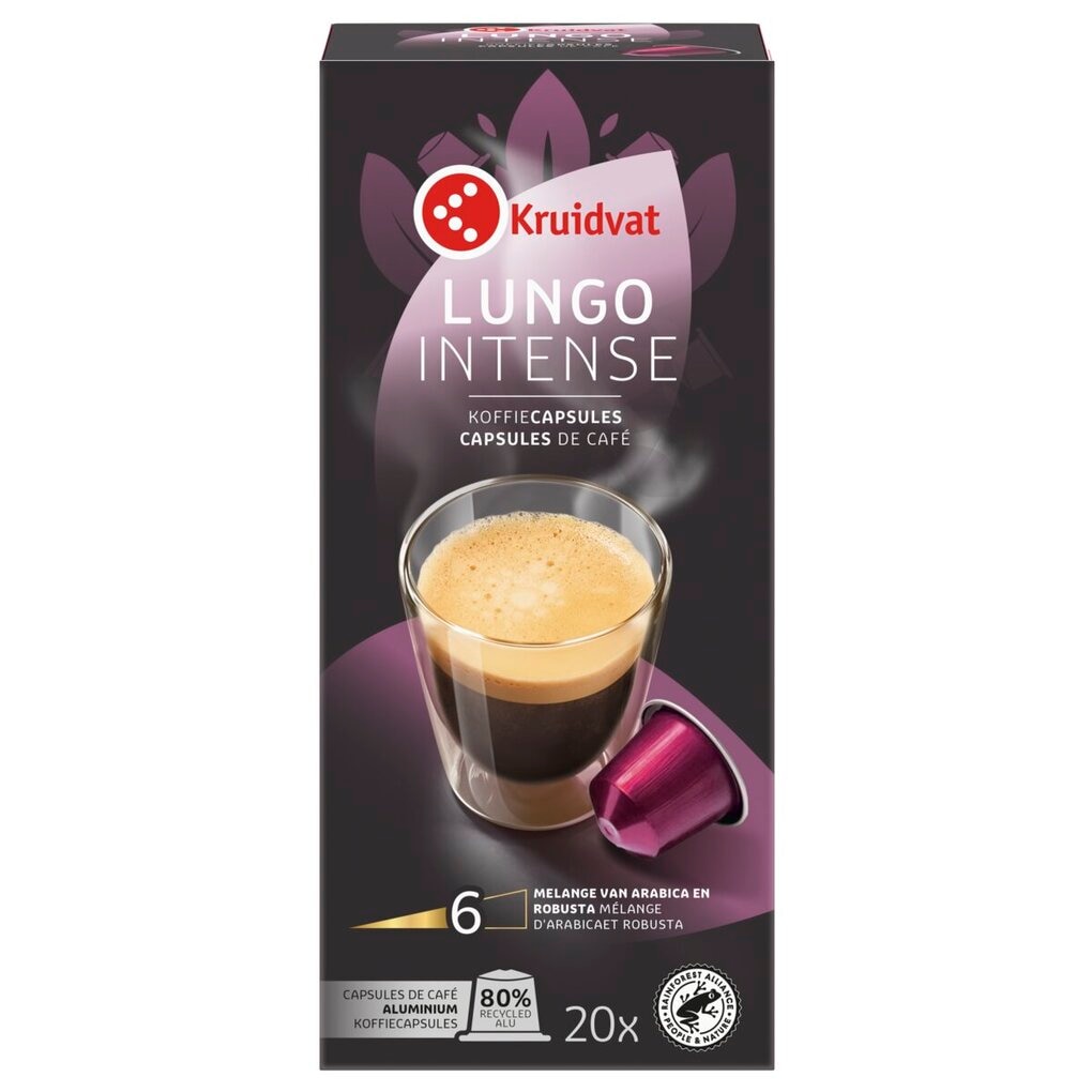 Kruidvat Lungo Intense Koffiecapsules