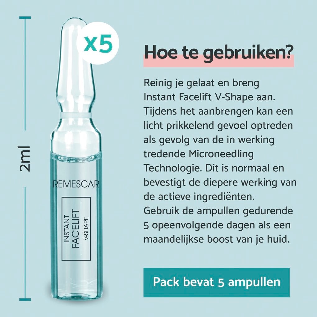Remescar Instant Facelift V-Shape Ampullen