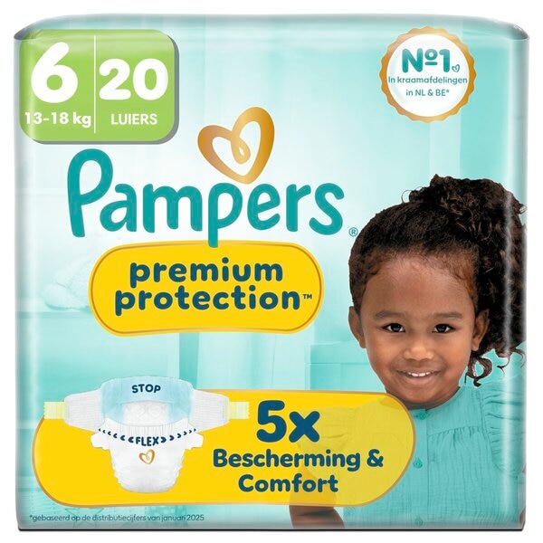 Pampers Couches Premium Protection Taille 6