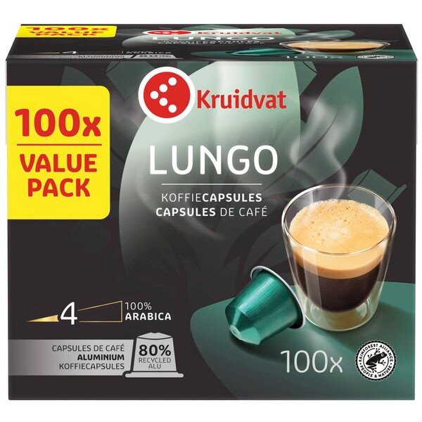Kruidvat Capsules de Café Espresso en Aluminium