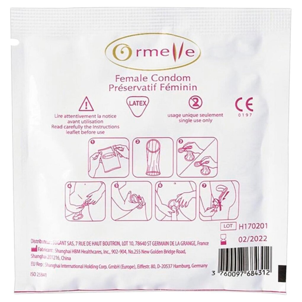 Ormelle Vrouwencondoom 5 Stuks