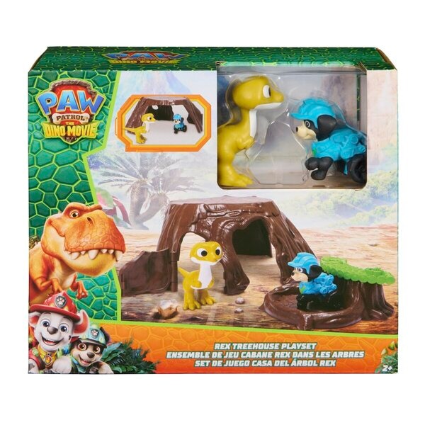 Paw Patrol The Dino Movie Rex Treehouse Playset
