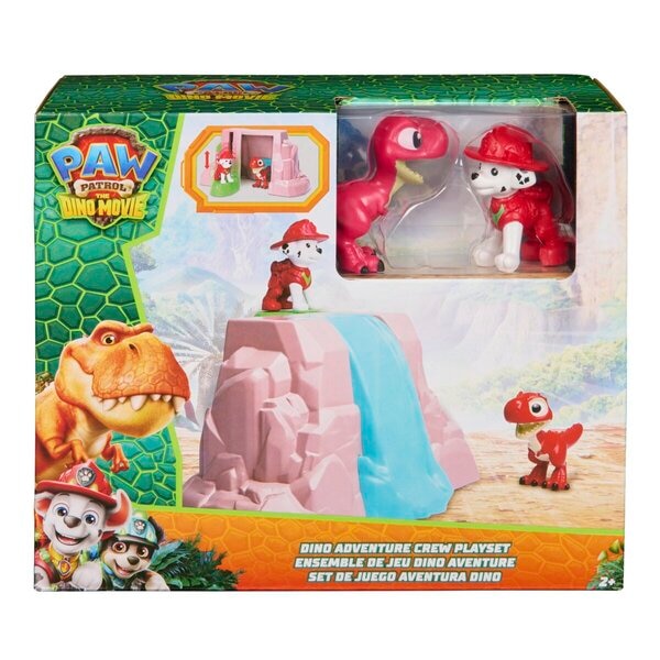 Paw Patrol The Dino Movie Dino Adventure Crew Playset