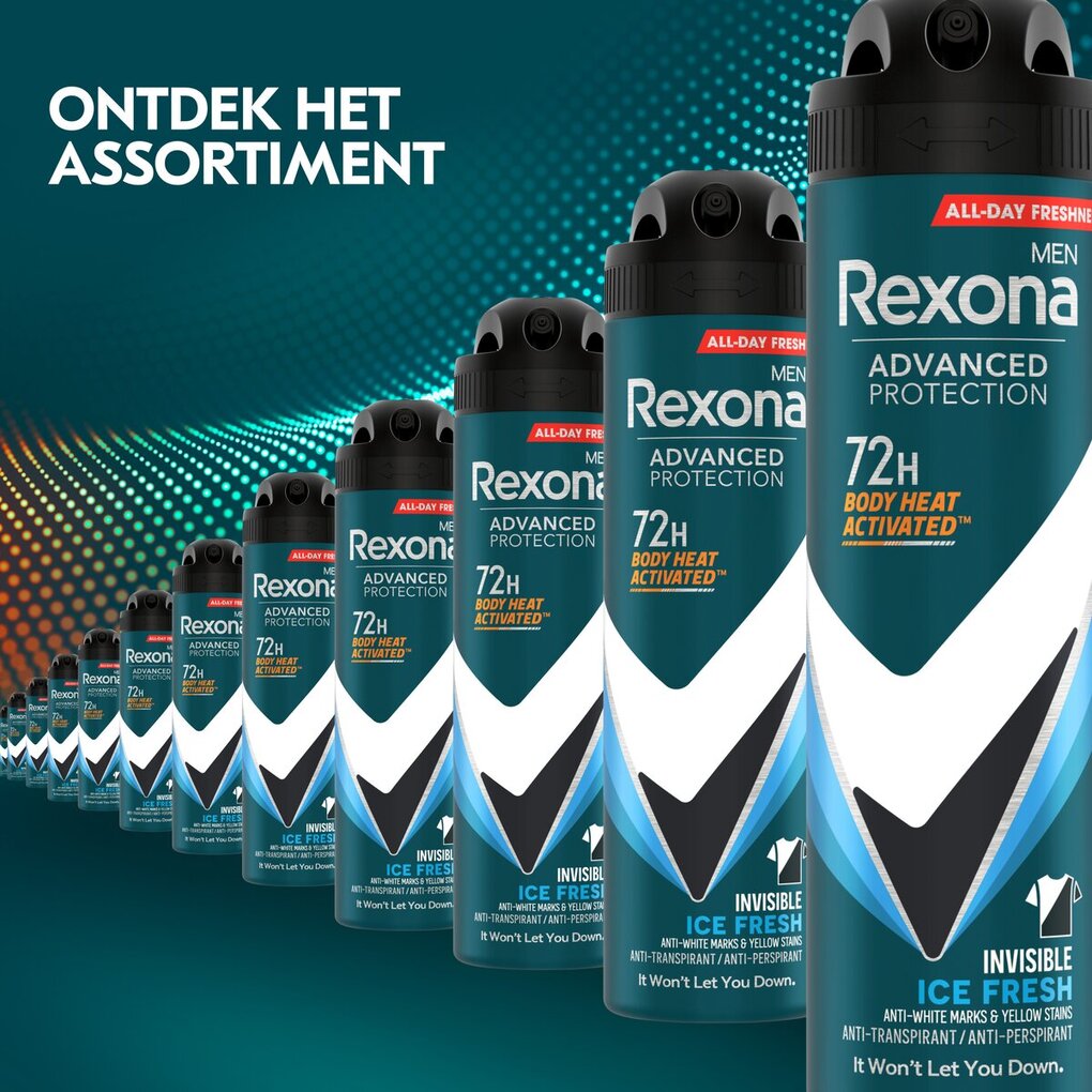 Rexona Men Advanced Protection Invisible Ice Antitranspirant Spray